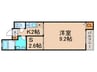 BelleLead六条 1SKの間取り
