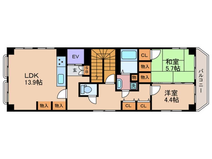 間取図 プリシード東福寺レジデンス