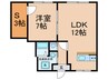 藤田ビル 1LDK+Sの間取り