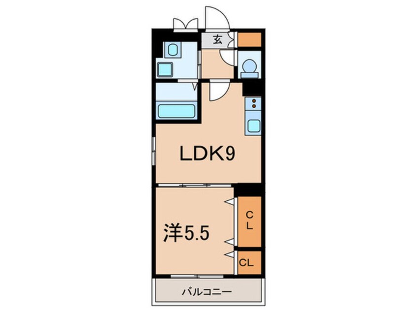 間取図 リアン西山町