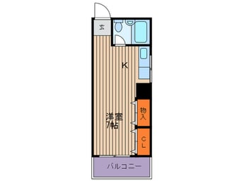 間取図 ルミエ－ル天満