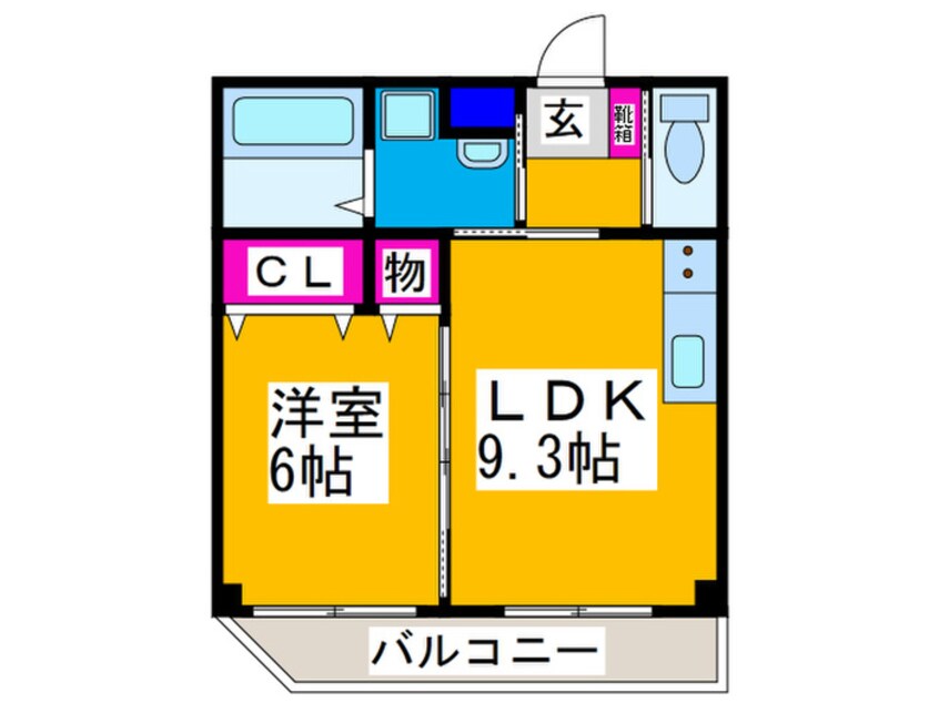 間取図 アヴァンティ三国ヶ丘Ⅱ