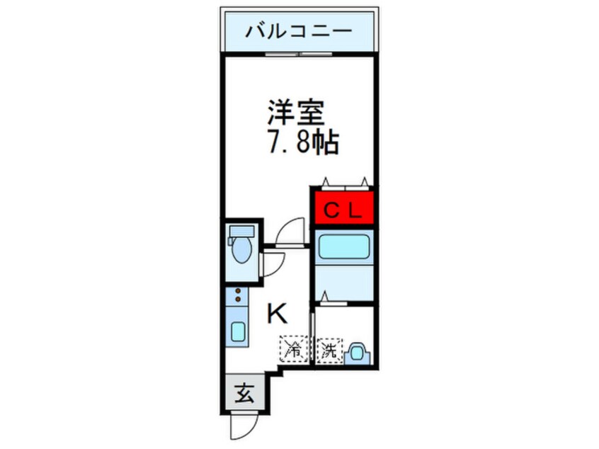 間取図 フジパレス緑地公園