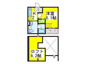 間取図 グランツ湊