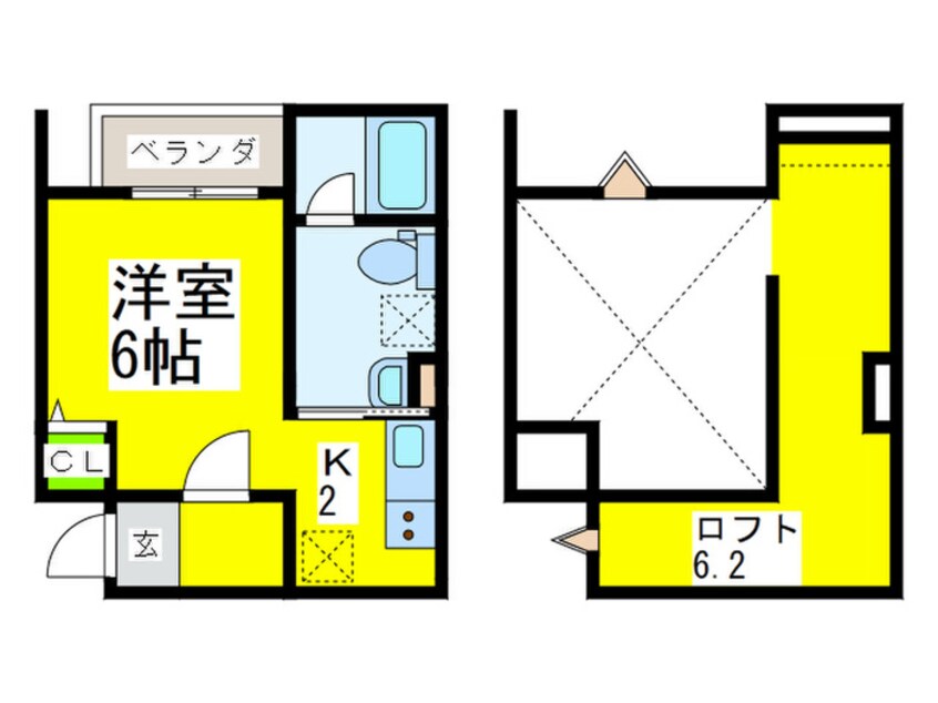 間取図 グランツ湊