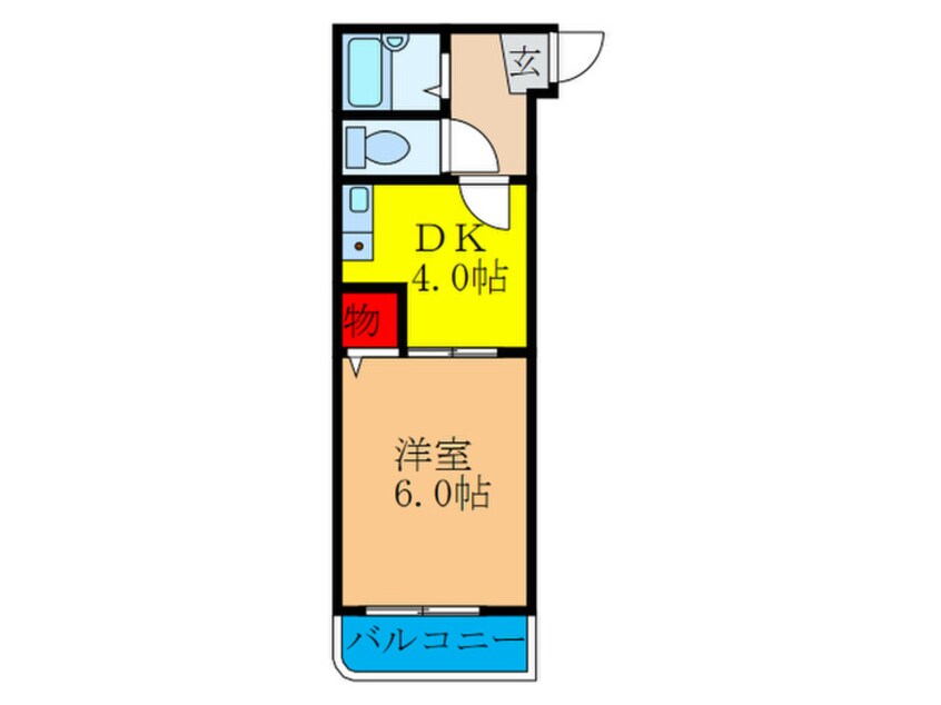 間取図 メゾンリュート