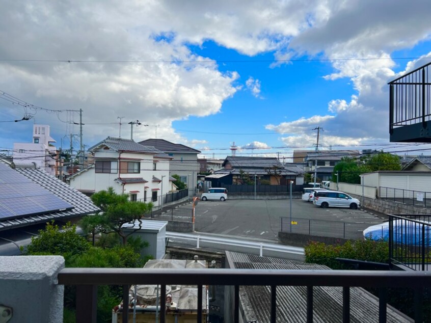 室内からの展望 リバ－サイド細川