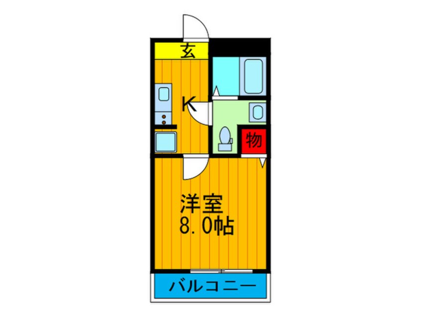 間取図 サン・ルモンド岡山手