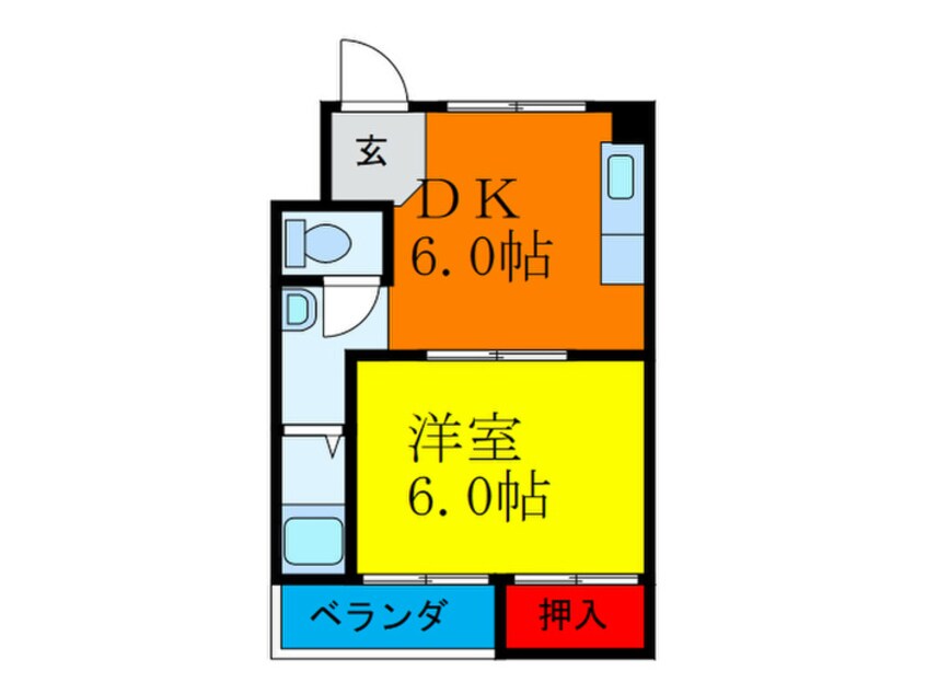 間取図 第２島上ハイツ