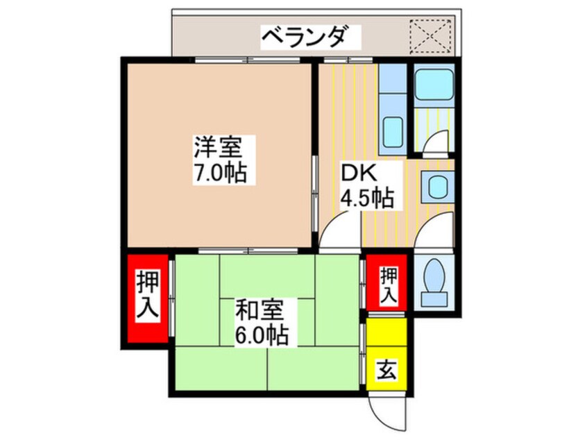 間取図 山口マンション