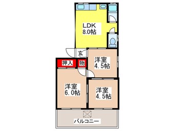 間取図 山口マンション