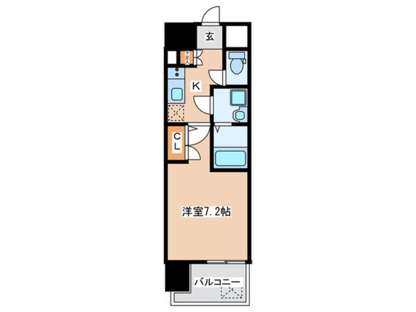 間取図 エスリード難波ＳＯＵＴＨ(903)