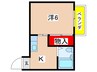 コ－ポ石田 1Kの間取り