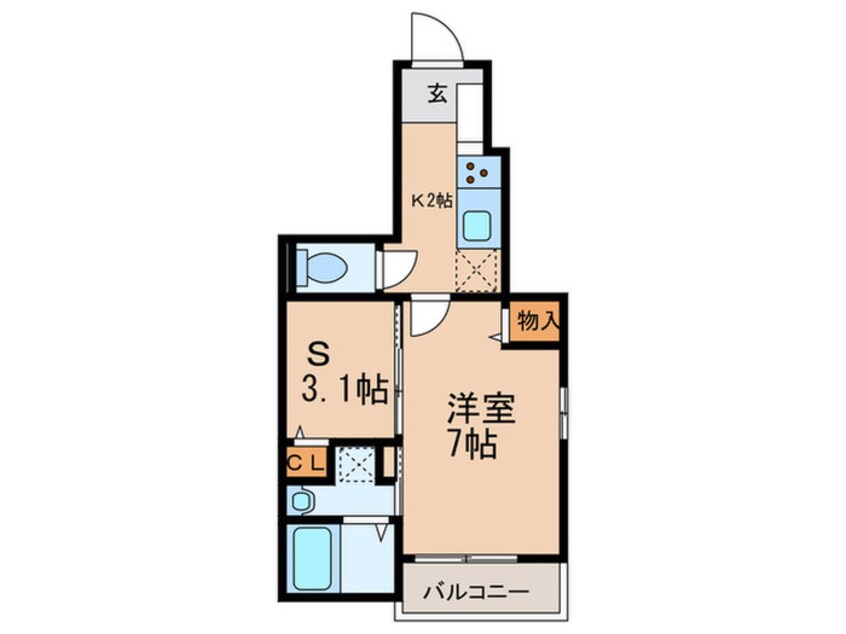 間取図 ジュリエスタ鳳