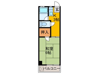 間取図 マンションベガ