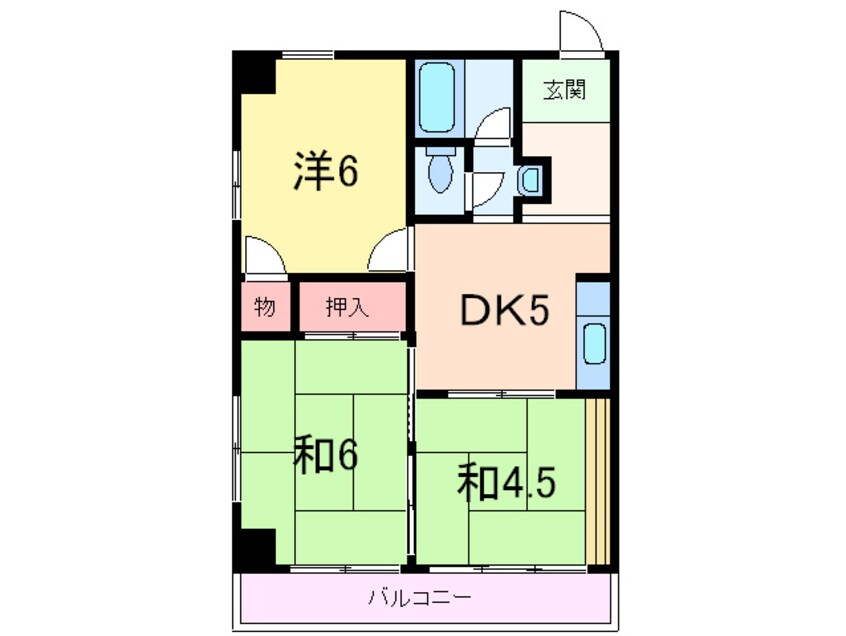 間取図 マンションルペ－ル