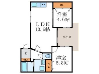 間取図 テラッセ北大路