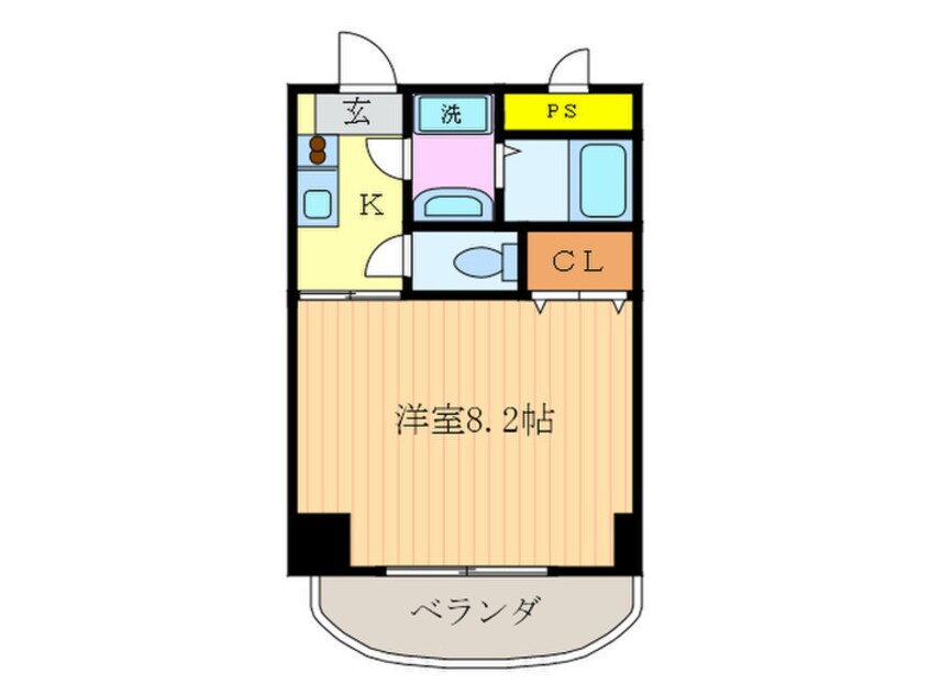 間取図 ミレニアム公和Ⅲ