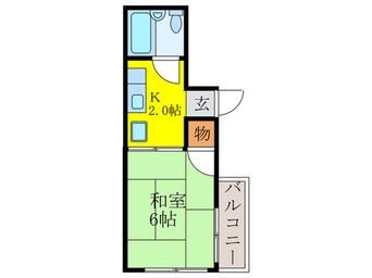 間取図 シャトー宮原一番館