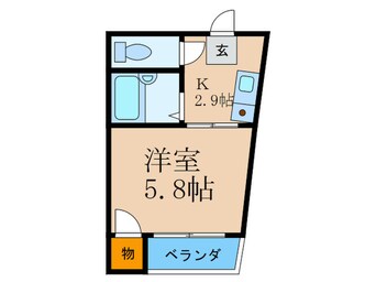 間取図 ベルデュールコハマ