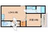 デメテル生野ビル 1LDKの間取り