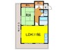サンシャイン上北 1LDKの間取り