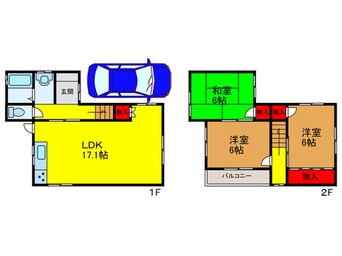 間取図 梶町戸建