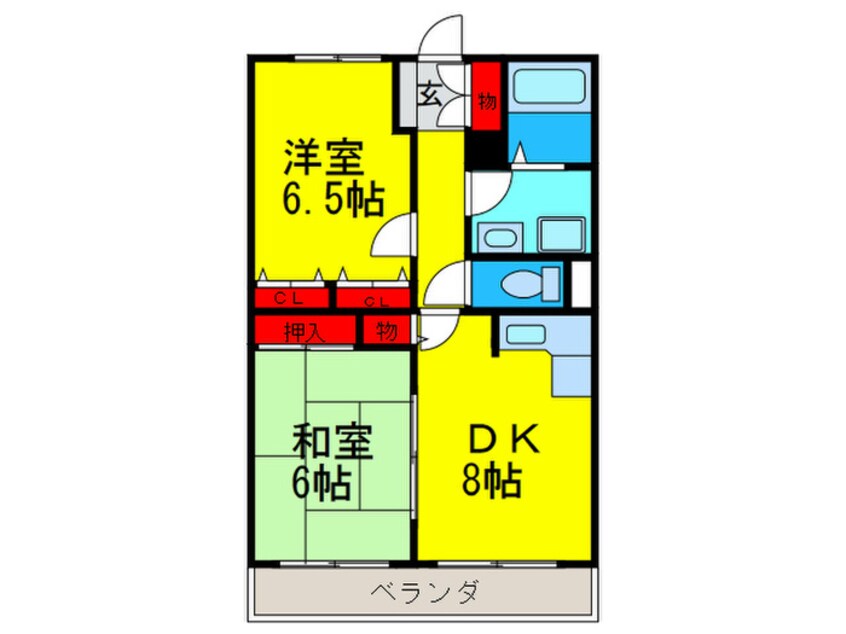 間取図 ヴェルグラシア平野