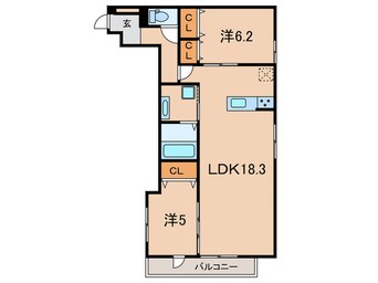 間取図 トリシア武庫川