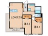 トリシア武庫川 2LDKの間取り