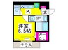 R-001 1Kの間取り