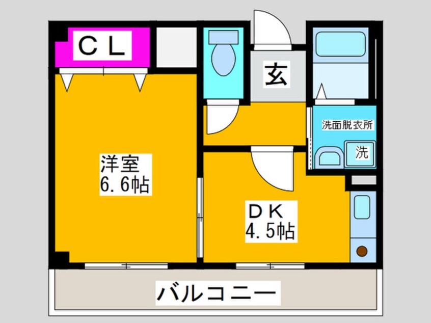 間取図 メルヴェ－ル