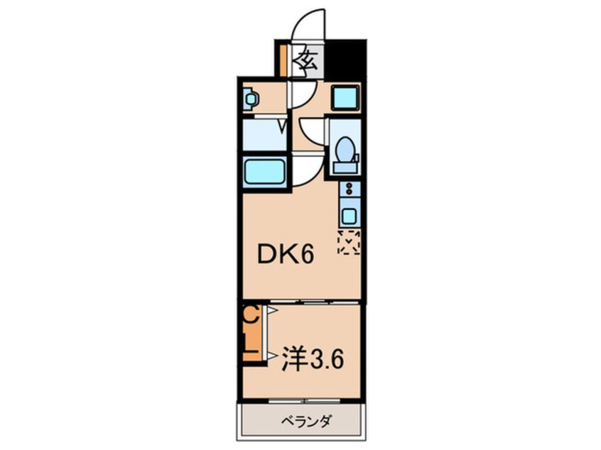 間取図 ArtizA尼崎立花