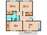 エスポワール寺本 3DKの間取り