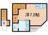 エターナルシー西明石S 1Rの間取り