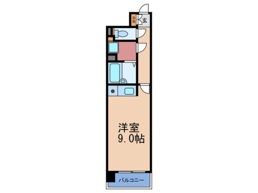 間取図 エスリード堂島(603)