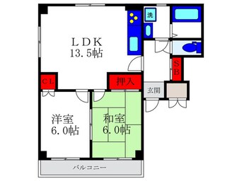 間取図 ユ－ファ－スト