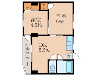 間取図 向川原土井マンション