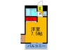 プレヂデントマンションⅢ 1Kの間取り