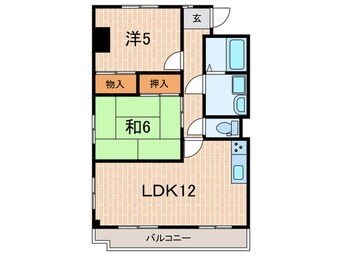 間取図 タケダハイツ