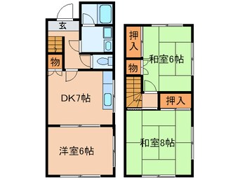 間取図 第５三幸荘　西棟