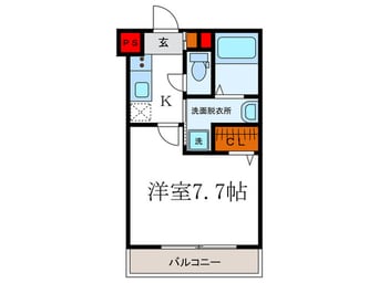 間取図 CielCourt一乗寺