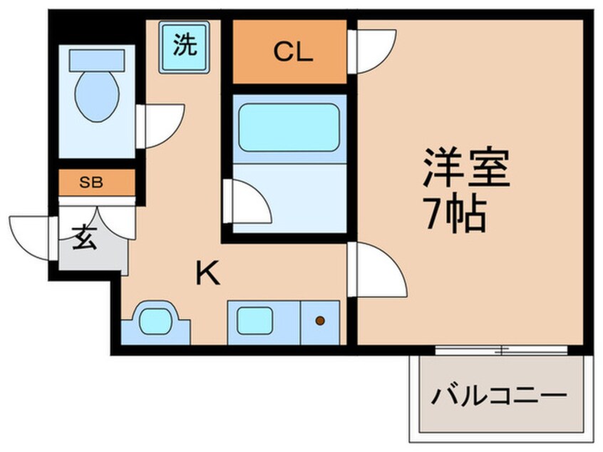 間取図 パラディーASAHI