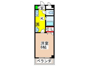 間取図 プリマヴェ－ラ梅ヶ枝