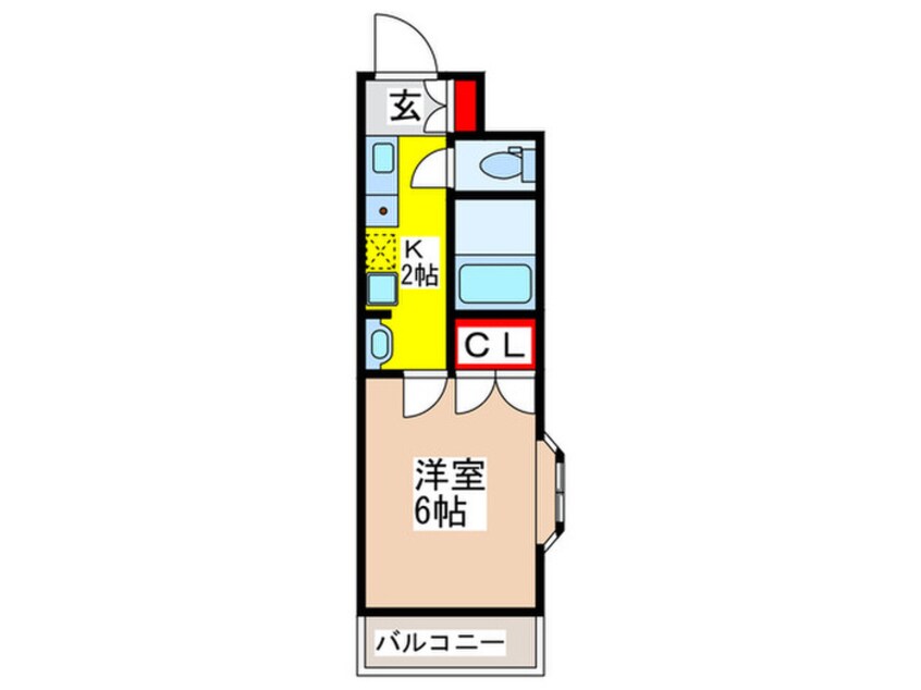 間取図 プリマヴェ－ラ梅ヶ枝