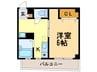 メゾン御影 1Kの間取り