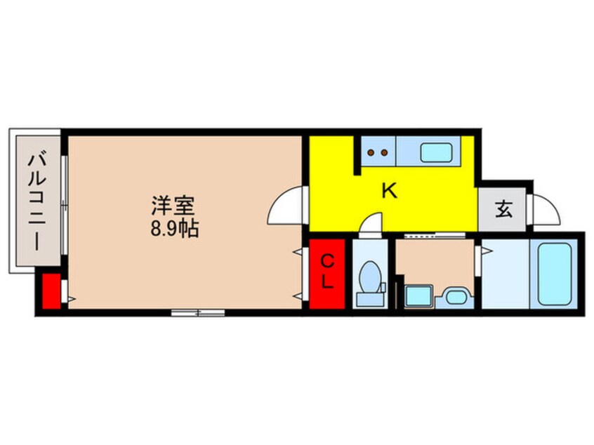 間取図 ヴィアソーレ茨木