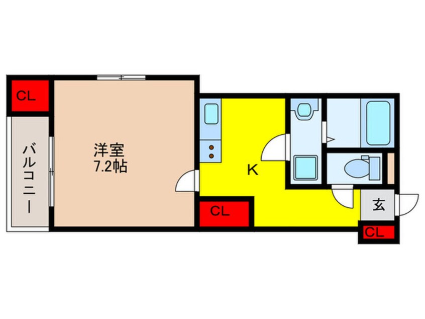 間取図 ヴィアソーレ茨木