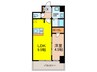 ﾌﾟﾚｻﾝｽDOMECITYｺﾚｰﾚ（408） 1LDKの間取り