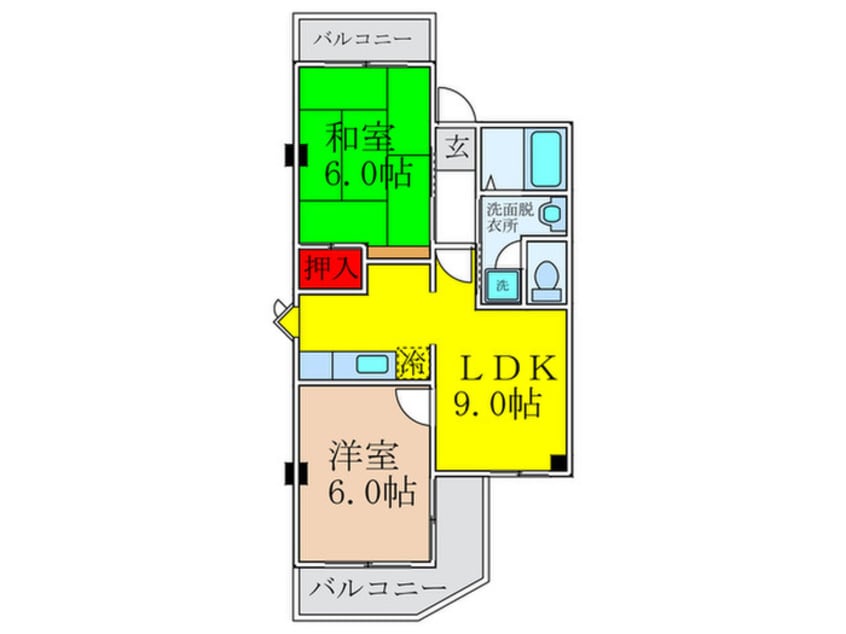 間取図 プロムナード五月